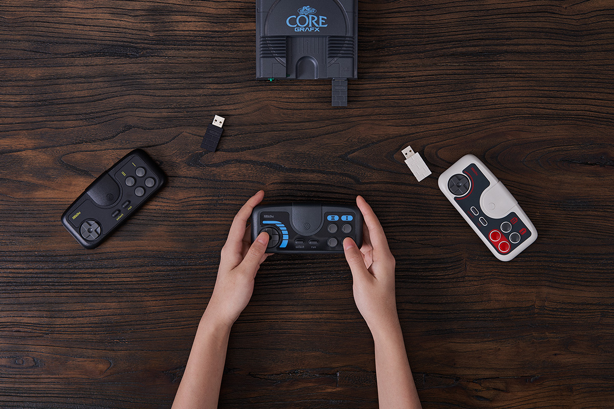  8Bitdo PCE Core 2.4G Wireless Gamepad for PC Engine