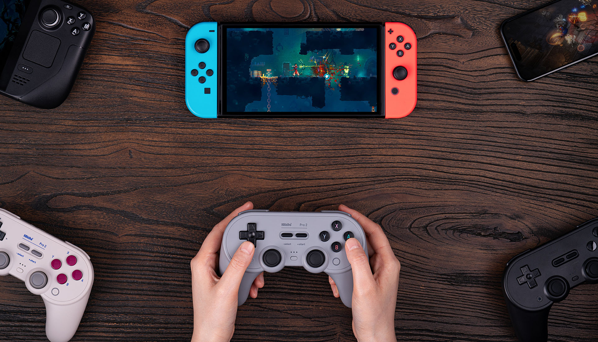  8BitDo Sn30 Pro Bluetooth Controller for Switch/Switch OLED,  PC, macOS, Android, Steam Deck & Raspberry Pi (G Classic Edition)