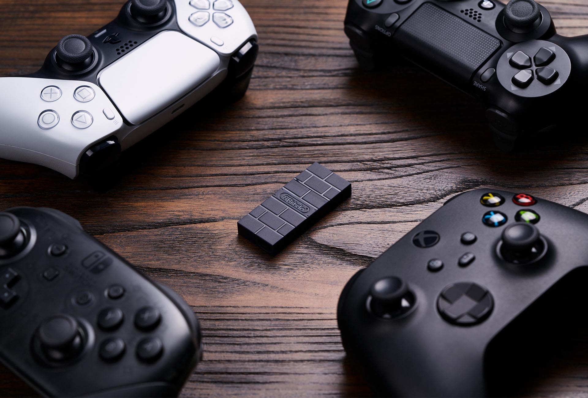 8BitDo Wireless USB Adapter 2 for Most Gaming Controllers Black