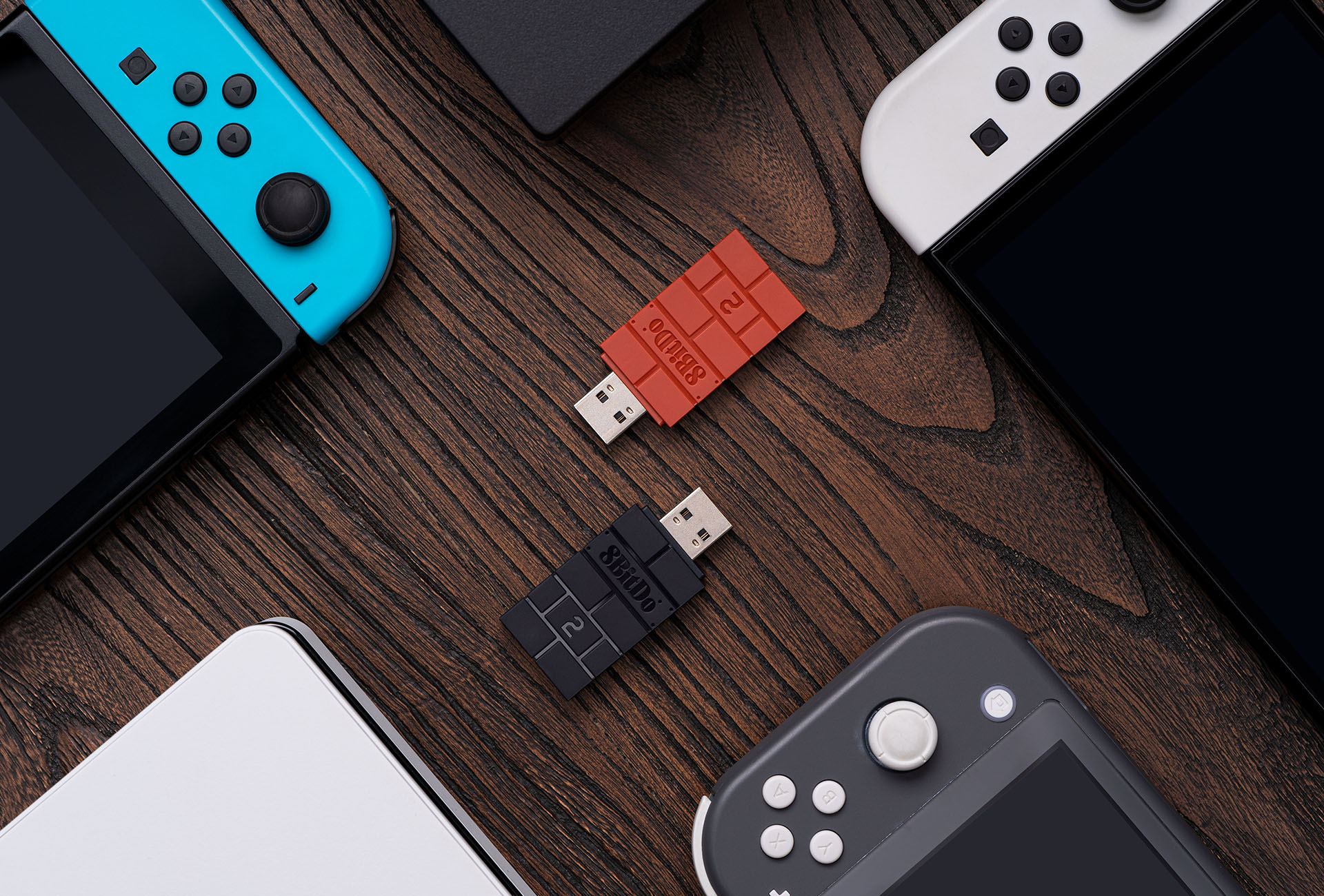 8BitDo Wireless USB Adapter 2 for Most Gaming Controllers Black