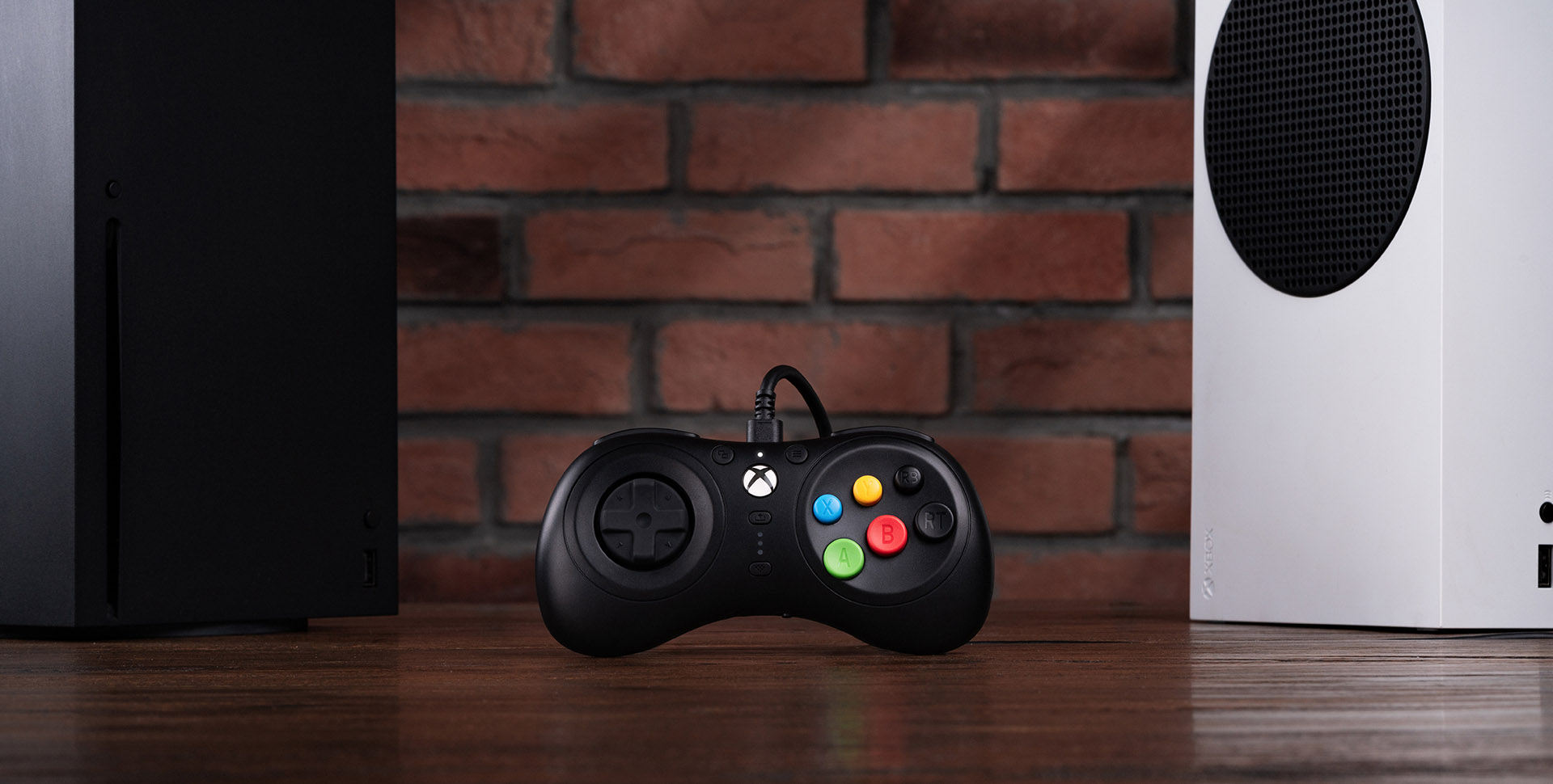 8Bitdo M30 Wired Controller for Xbox Series X|S, Xbox One, and Windows with  6-Button Layout - Officially Licensed